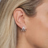 Cris White Gold & Diamond Earrings