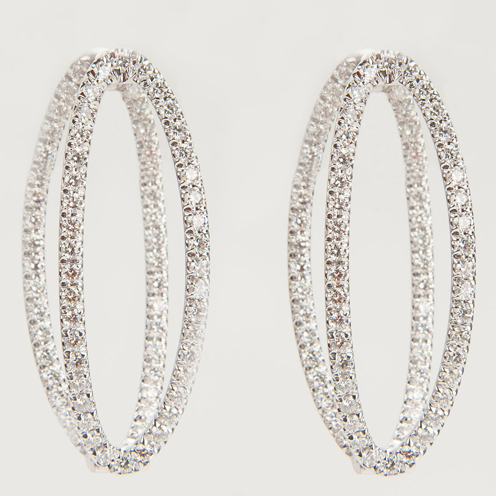 Large Mila Diamond Earrings