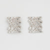 Pave Baguette Diamond Earrings