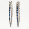 Large Cristina Sapphire & Diamond Earrings