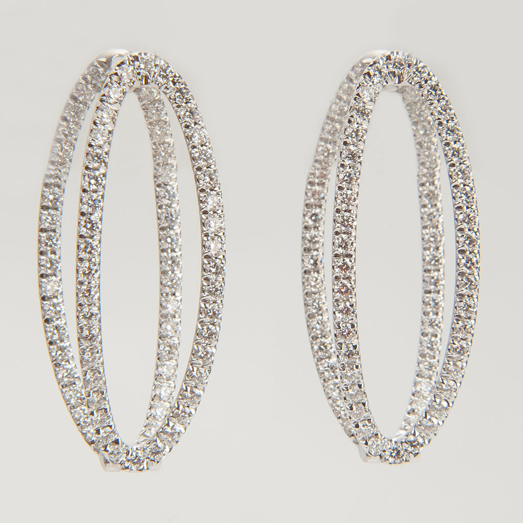 Medium Mila Diamond Earrings