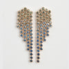 Blue Sapphire Ombre Fringe Earrings