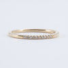 Half Pave Diamond Band