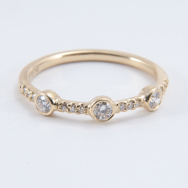 Trinity Pave Diamond Band